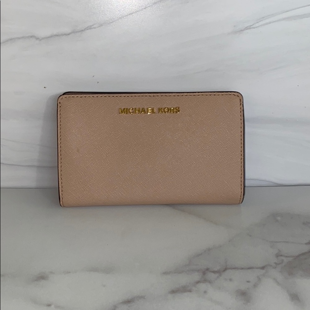 Michael Kors Light Pink Slim Bifold Wallet